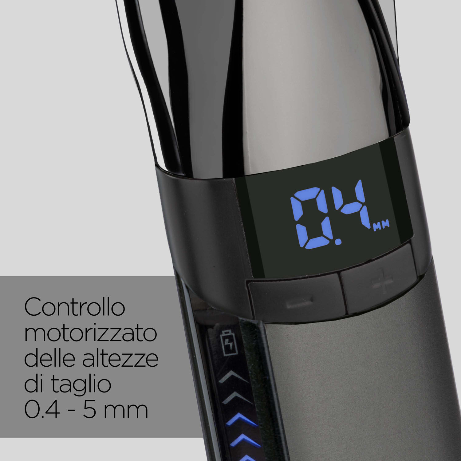 Controllo motorizzato delle altezze di taglio 0.4 - 5 mm